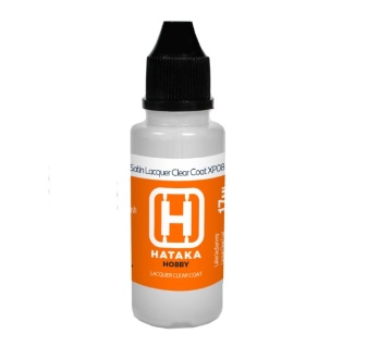 Lakier bezbarwny satynowy - Satin Lacquer Clear - 17 ml -  Hataka Orange XP08