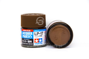 Farba Lacquer Paint LP-17 Linoleum Deck Brown - Brązowy 10 ml Tamiya 82117