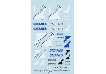 Kalkomania Gitanes 1/24 IBB Auto Racing VIR0007