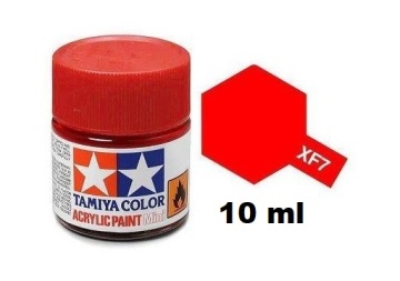 Farba modelarska XF-7 Flat Red 10 ml Tamiya 81707