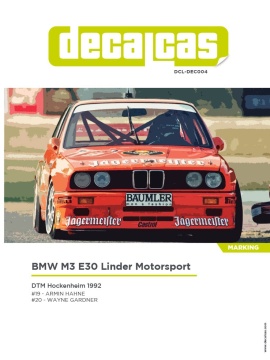 Kalkomania BMW M3 E30 Jagermeister Linder Motorsport DCLDEC004