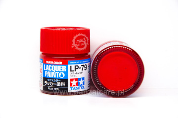Farba Lacquer Paint LP-79 FLat Red - Czerwony mat 10 ml Tamiya 82179
