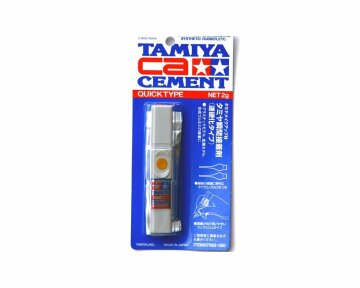 Klej cyjanoakrylowy CA Cement Quick Type z dozownikiem 2g Tamiya 87062