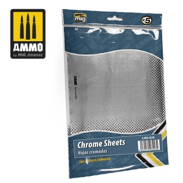 Folia Chrome Sheets 5szt 280x195 mm AMMO Mig Jimenez 8248