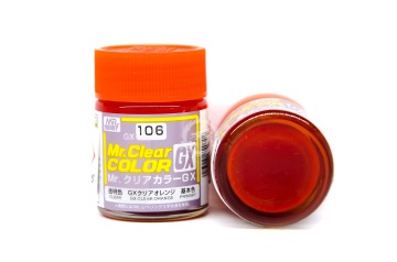 Farba Mr. Color Clear GX-106 Clear Orange - pomarańczowa transparentna - Gunze GUNGX106