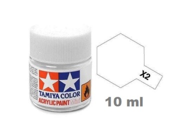 Farba modelarska White - biały X-2 10 ml Tamiya 81502