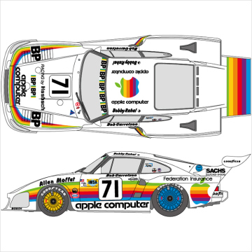 Kalkomania Porsche 935 K3 Apple - Shunko SHKD423