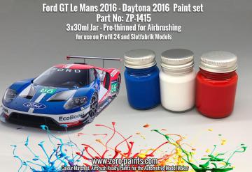 Lakier - czerwony-biały-niebieski - do Ford Gt ZP-1415 Zero Paints ZP-1415