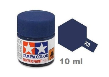 Farba modelarska Royal Blue Gloss - granatowa X-3 10 ml Tamiya 81503