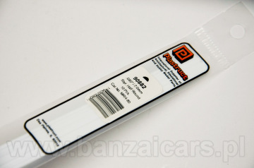 Profil pręt półkole 2.1mm x 25cm Plastruct 90882