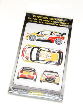 Kalomania Citroen DS3 WRC Monte Carlo 2014 Meeke Nagle MFZ-DC248 MF-zone