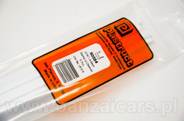 Profil rynienka przekrój U 4.8mm x 3.5mm x 0.8mm x 38cm Plastruct 90584