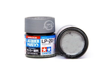 Farba Lacquer Paint LP-20 Light Gun Metal - jasny Gunmetal 10 ml Tamiya 82120