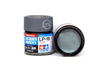 Farba Lacquer Paint LP-19 Gun Metal - Gunmetal 10 ml Tamiya 82119
