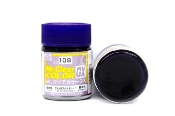 Farba Mr. Color Clear GX-108 Clear Violet - fioletowa transparentna - Gunze GUNGX108