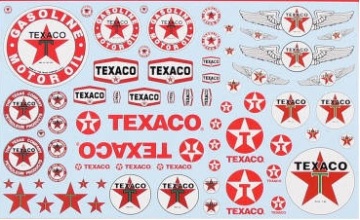 Kalkomania logo Texaco - 1/25 AMT MKA029