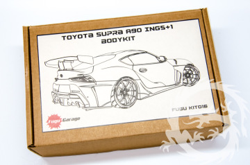 Transkit Ings+1 do Toyota Supra A90 Tamiya Fugu Garage - KIT016