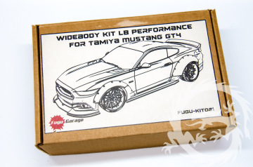 Transkit Liberty Walk LB do Ford Mustang GT4 Tamiya Fugu Garage - KIT021