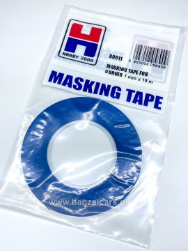 Taśma maskująca elastyczna do zagięć 1mm x 18m Hobby2000 H2K80011