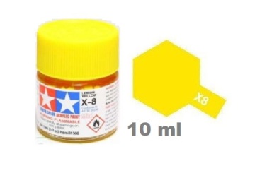 Farba modelarska Lemon Yellow - żółta X-8 10 ml Tamiya 81508