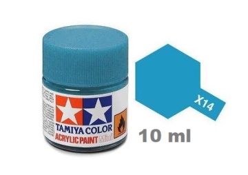 Farba modelarska Sky Blue - błękitna X-14 10 ml Tamiya 81514