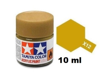 Farba modelarska X-12 Gold Leaf 10 ml Tamiya 81512